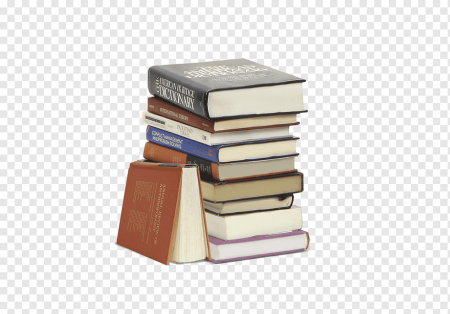 Стопка книжек без фона