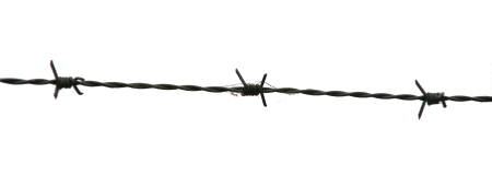 Полоса колючей проволоки