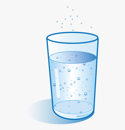 Стакан воды мультяшный