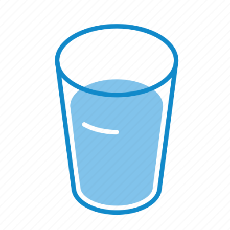 Значок стакан воды