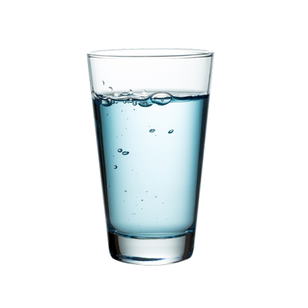 Стакан воды без фона