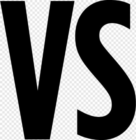 Знак против vs