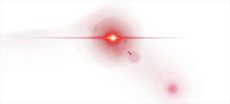Красный блик без фона