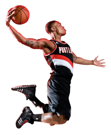 Damian Lillard dunking
