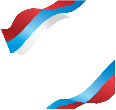 Лента Триколор сбоку рамка