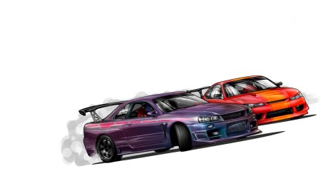 Nissan Skyline r34 vector