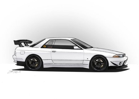 Nissan Skyline GTR r32 Art