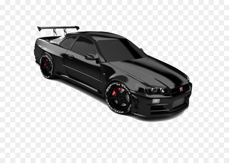 Nissan Skyline GTR r34 без фона