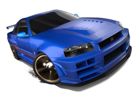 Nissan Skyline GTR r34 без фона