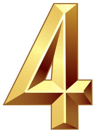 Красивая цифра 4