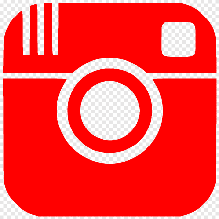 Красный значок Instagram