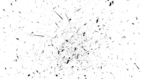 Мелкие осколки стекла