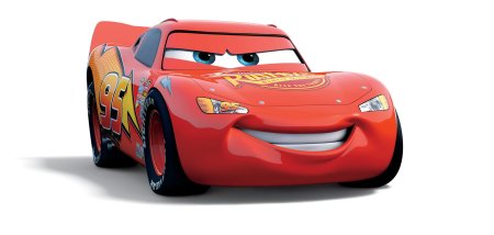 Cars 2 MCQUEEN на белом фоне