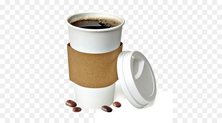 Стаканчик кофе без фона