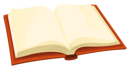 Мультяшна картинка открытой книги