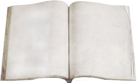 Книжный разворот на прозрачном фоне