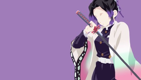 Шинобу Kimetsu no Yaiba катана
