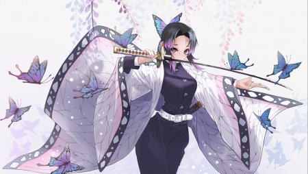 Шинобу Kimetsu no Yaiba катана