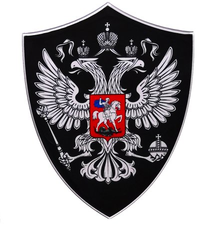 Герб России на щите
