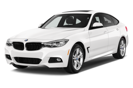 BMW 3 f30 на белом фоне