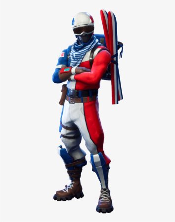 Fortnite герои на белом фоне