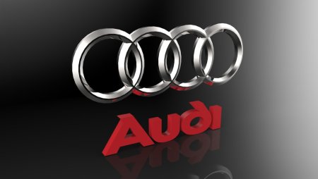 Audi logo 3d