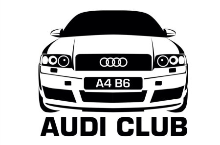 Наклейка на авто Audi a4 b5
