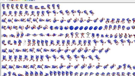 Sonic спрайт анимация