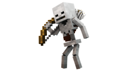 Герои майнкрафт скелет