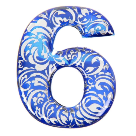 Красивая цифра 6