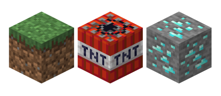 Кубик Динамит майнкрафт