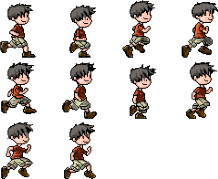 Sprite Sheet персонаж 2d