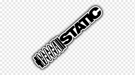 Наклейка на авто "static"