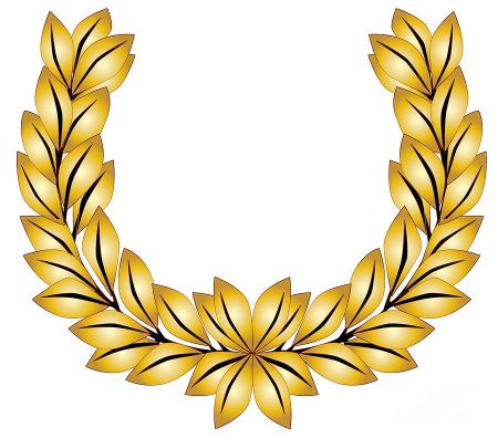 Золотой венок древняя Греция сбоку