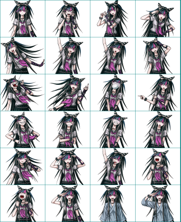 Ibuki Mioda Sprites