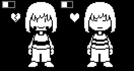 Undertale Frisk Battle Sprite