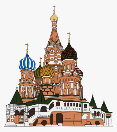 Собор Василия Блаженного Москва вектор