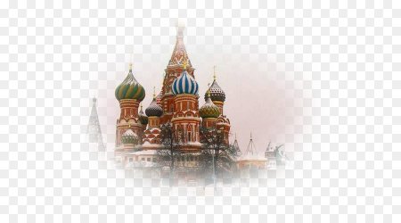 Храм Василия Блаженного Москва клипарт