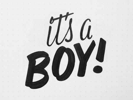 Boy надпись