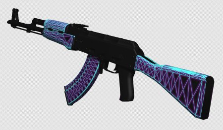 Оружие КС го АК 47 нионовы