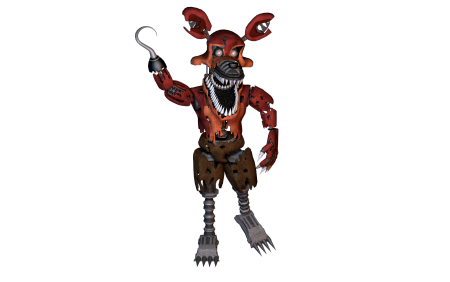 FNAF 4 кошмарный Фокси