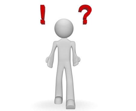 Вопрос и восклицательный знак