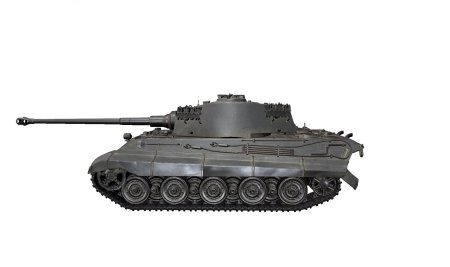 Танк тигр 2 вид сбоку