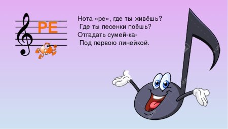 Стишки про нотки