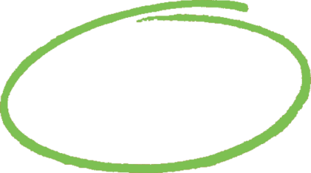 Овал зеленый