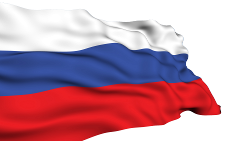 Флаг России на прозрачном фоне