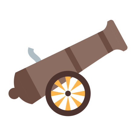 Пушка мультяшная