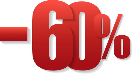 Скидка 60%