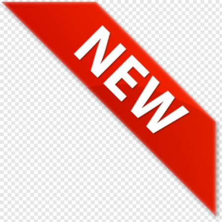 Значок New на прозрачном фоне