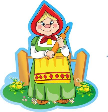 Герои Репки бабка